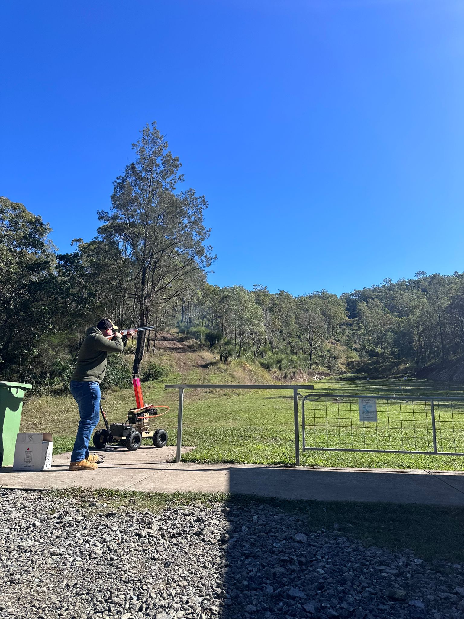 Scenic view of the Wattle Grove Park range and surrounding bushland